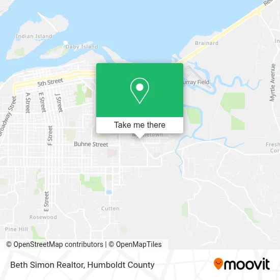 Beth Simon Realtor map