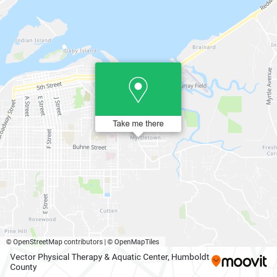 Mapa de Vector Physical Therapy & Aquatic Center