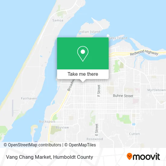 Vang Chang Market map