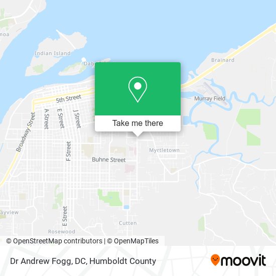 Dr Andrew Fogg, DC map