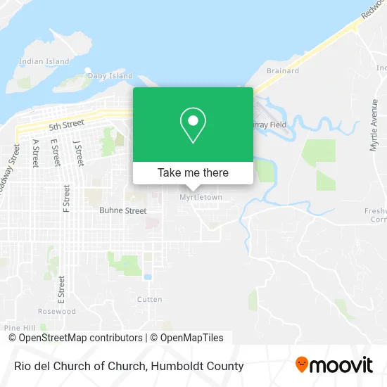 Rio del Church of Church map