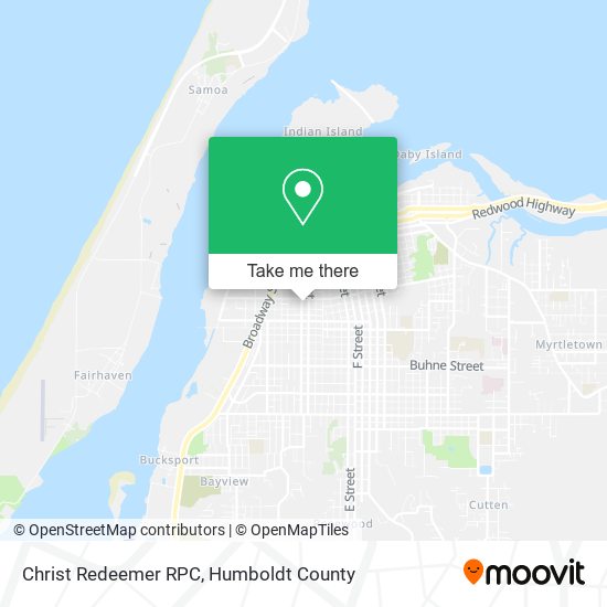Christ Redeemer RPC map