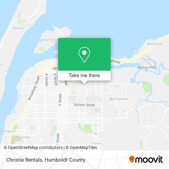 Christie Rentals map