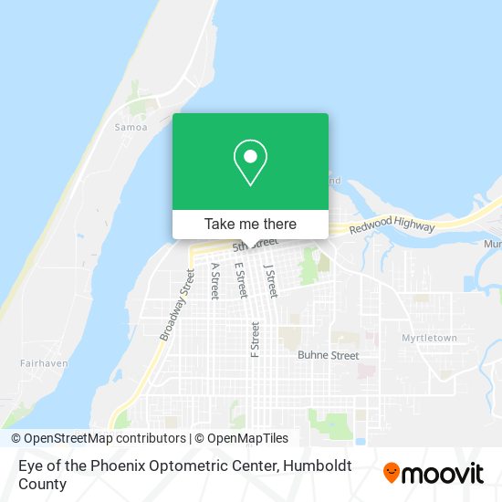 Eye of the Phoenix Optometric Center map