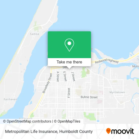 Metropolitan Life Insurance map