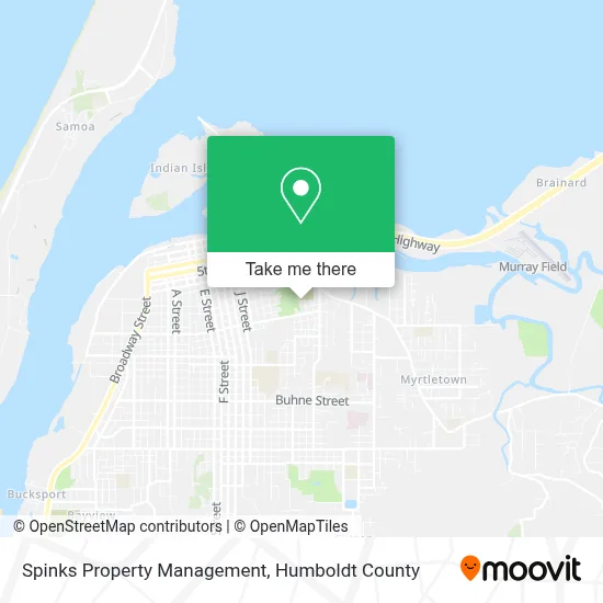 Spinks Property Management map