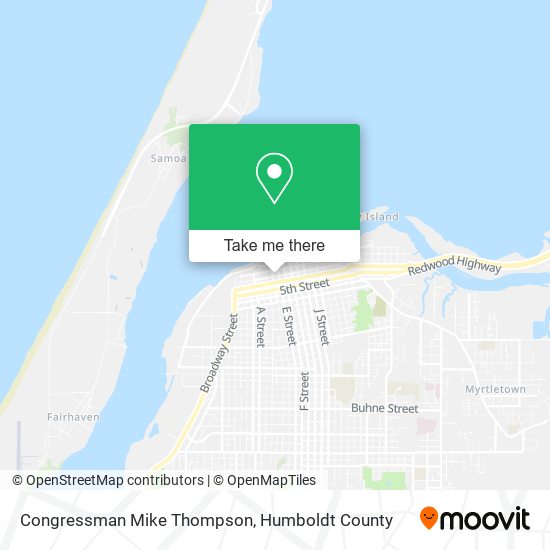 Congressman Mike Thompson map