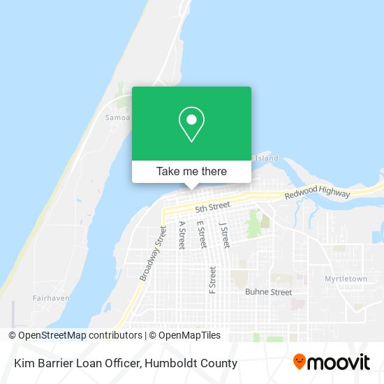 Kim Barrier Loan Officer map