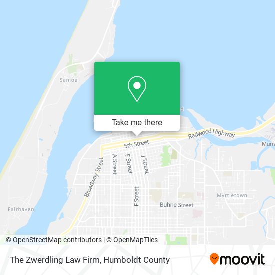 The Zwerdling Law Firm map