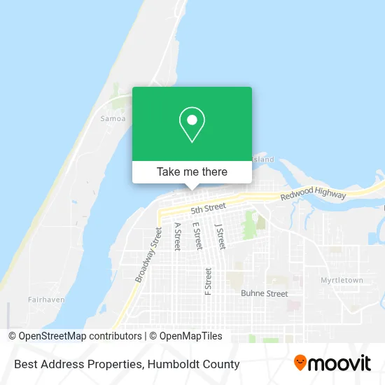 Best Address Properties map