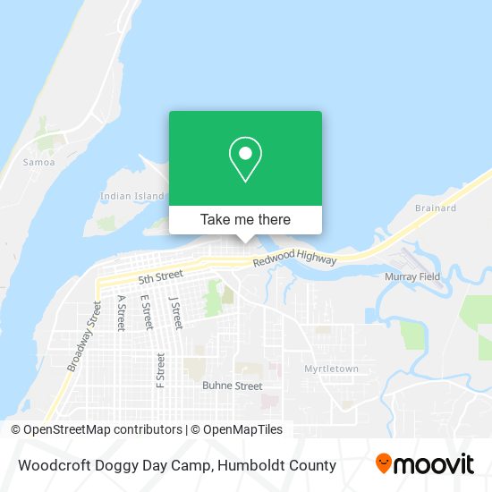Woodcroft Doggy Day Camp map