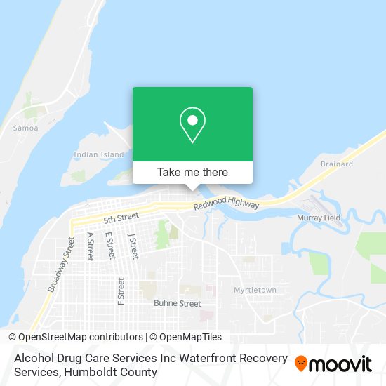 Mapa de Alcohol Drug Care Services Inc Waterfront Recovery Services