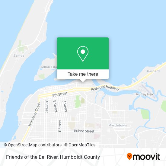 Friends of the Eel River map