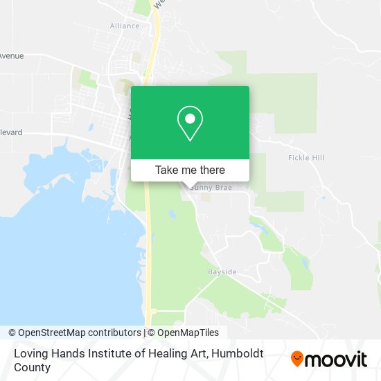 Loving Hands Institute of Healing Art map