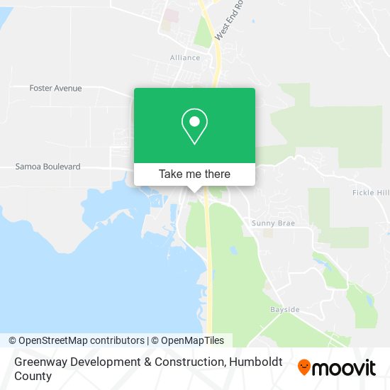 Greenway Development & Construction map