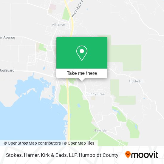 Mapa de Stokes, Hamer, Kirk & Eads, LLP