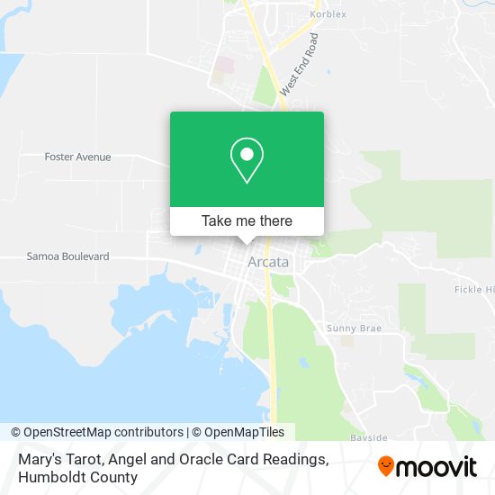 Mary's Tarot, Angel and Oracle Card Readings map