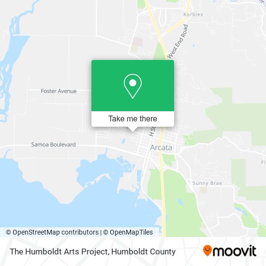 Mapa de The Humboldt Arts Project