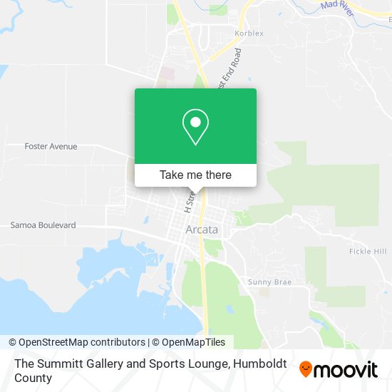 Mapa de The Summitt Gallery and Sports Lounge