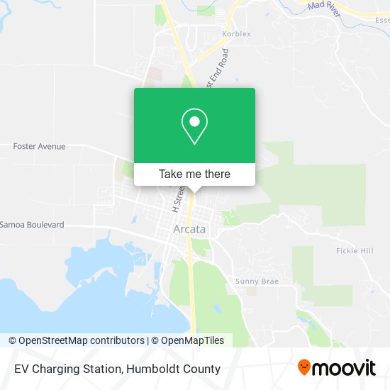 Mapa de EV Charging Station