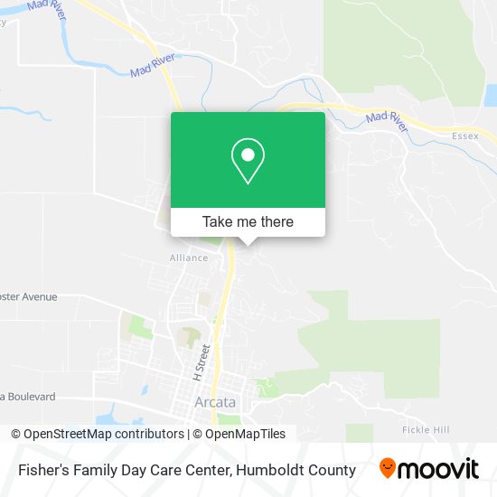 Mapa de Fisher's Family Day Care Center