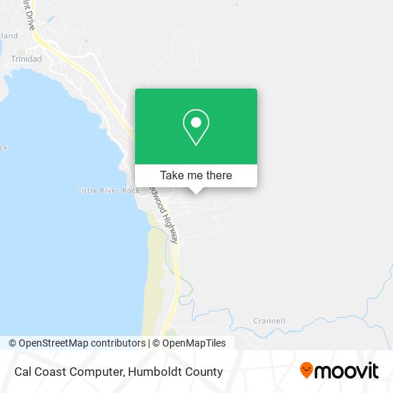 Cal Coast Computer map
