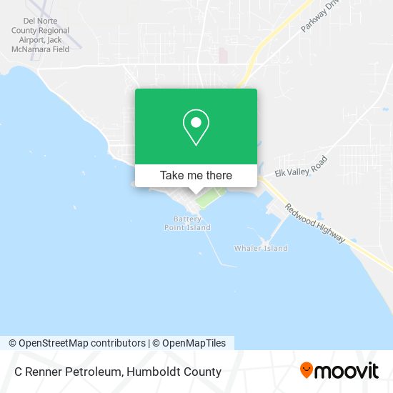 C Renner Petroleum map