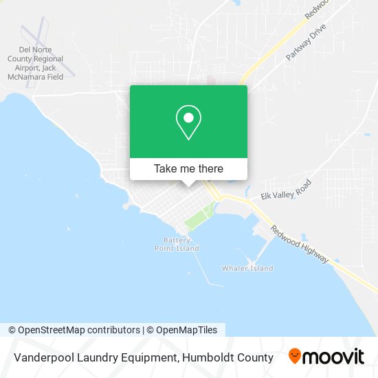 Mapa de Vanderpool Laundry Equipment