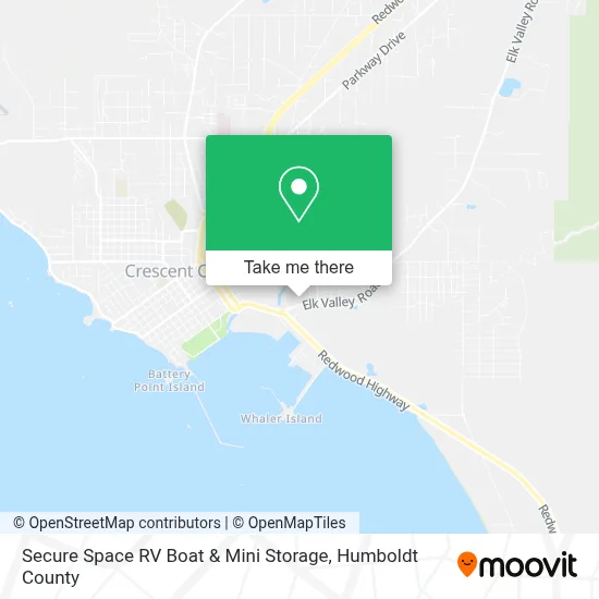 Secure Space RV Boat & Mini Storage map