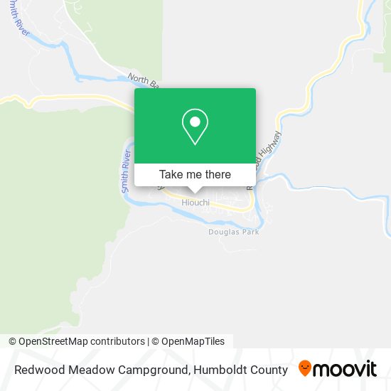 Redwood Meadow Campground map
