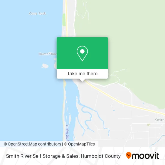 Mapa de Smith River Self Storage & Sales