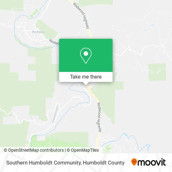 Southern Humboldt Community map