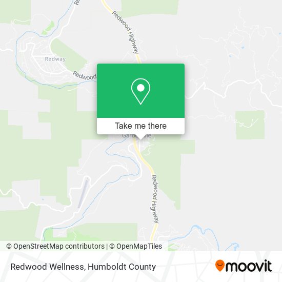 Redwood Wellness map