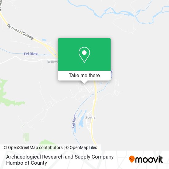 Archaeological Research and Supply Company map