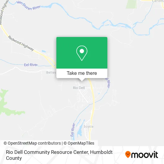 Rio Dell Community Resource Center map
