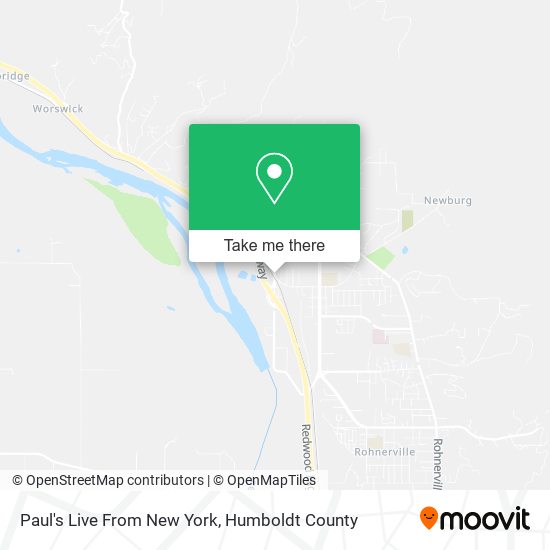 Mapa de Paul's Live From New York