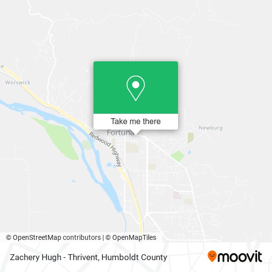 Mapa de Zachery Hugh - Thrivent