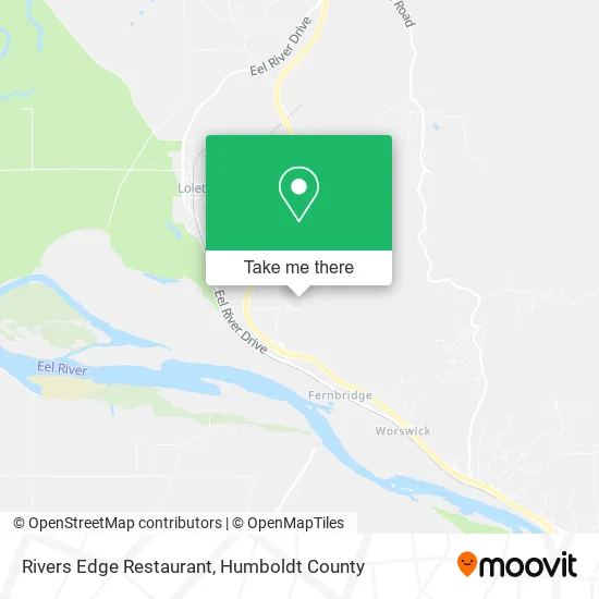 Rivers Edge Restaurant map