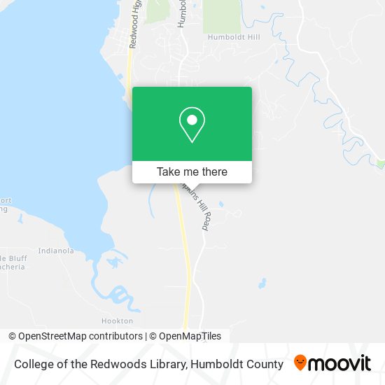 College of the Redwoods Library map