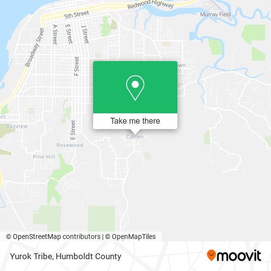 Yurok Tribe map