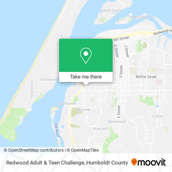Mapa de Redwood Adult & Teen Challenge
