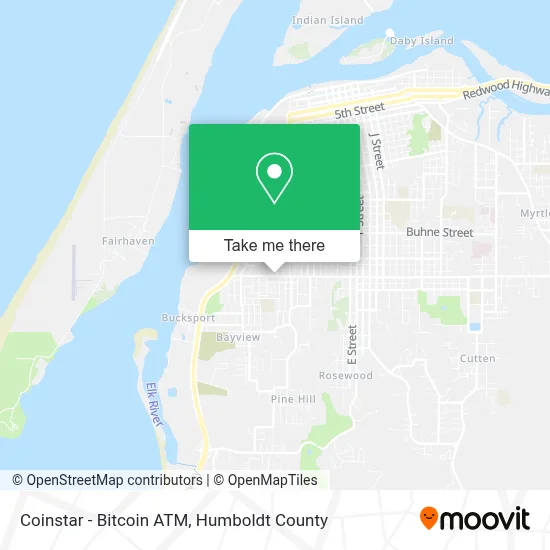 Coinstar - Bitcoin ATM map