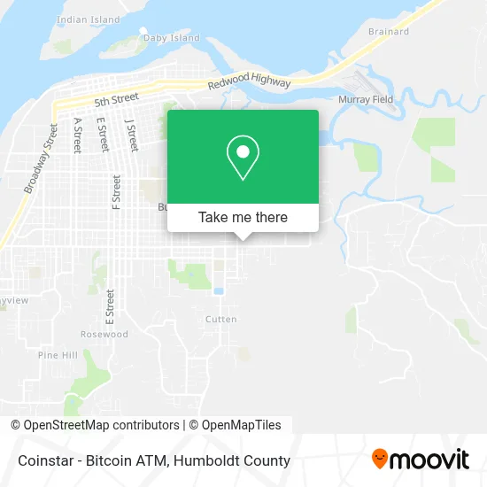 Coinstar - Bitcoin ATM map