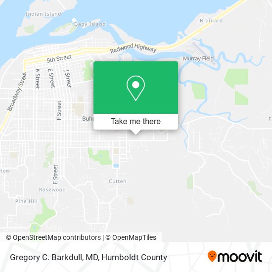 Gregory C. Barkdull, MD map