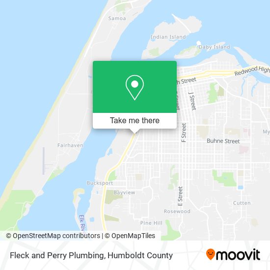 Fleck and Perry Plumbing map