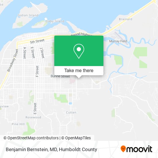 Benjamin Bernstein, MD map