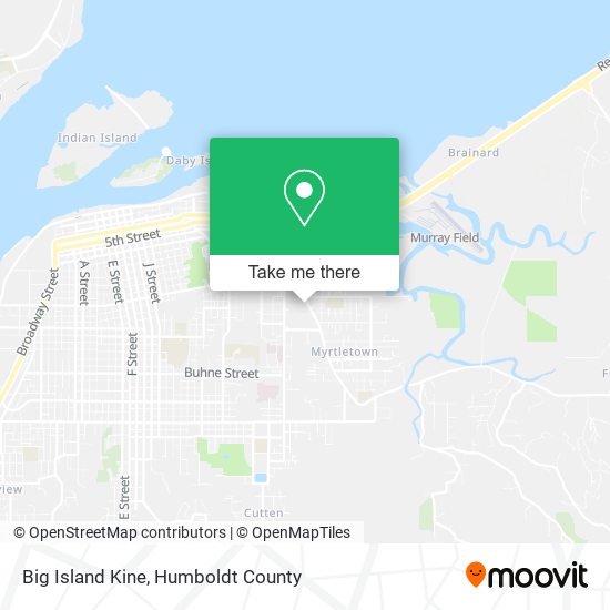 Big Island Kine map