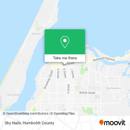 Sky Nails map