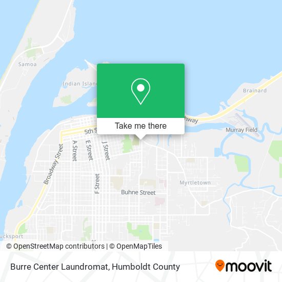 Burre Center Laundromat map