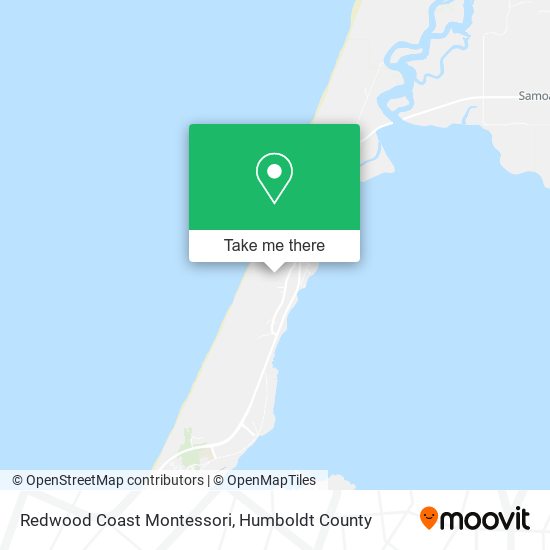 Redwood Coast Montessori map